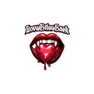 Love Bites Back Bubble-free stickers