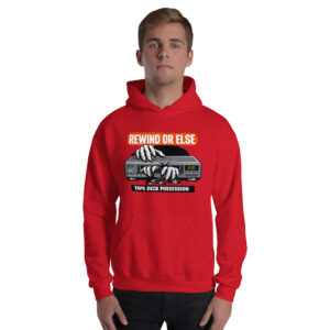 REWIND OR ELSE: Tape Deck Possession Unisex Hoodie