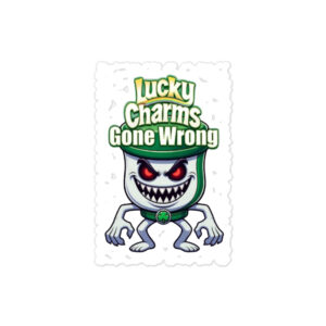 Lucky Charms Gone Wrong ,Bubble-free stickers