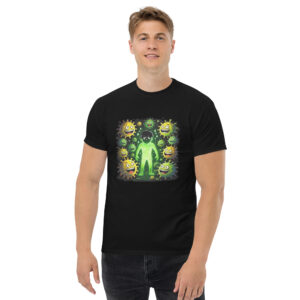 Feverish Figure — Glowing Germs Horror Unisex classic tee