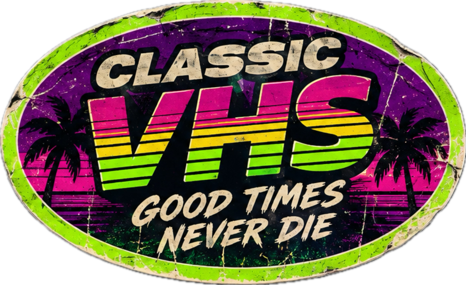 Classic VHS design by Rare Plus Apparel