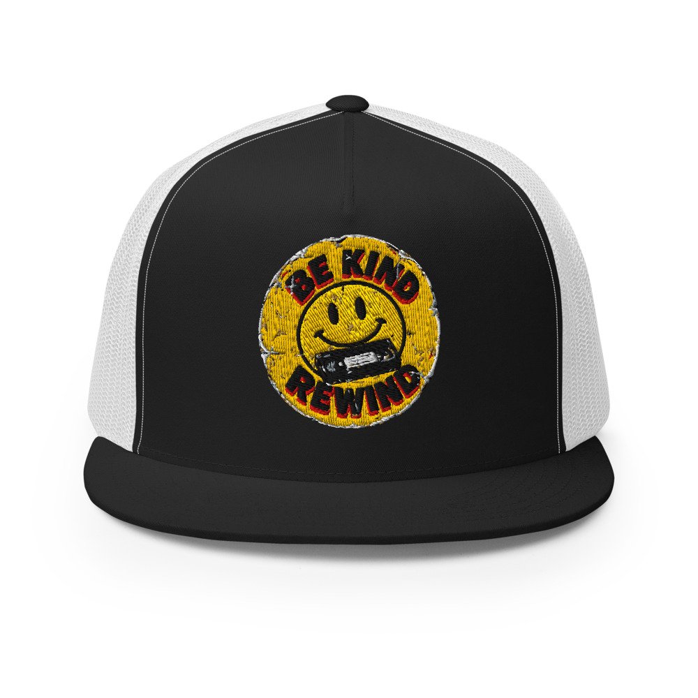 Be Kind Rewind Trucker Cap by Rare Plus Apparel