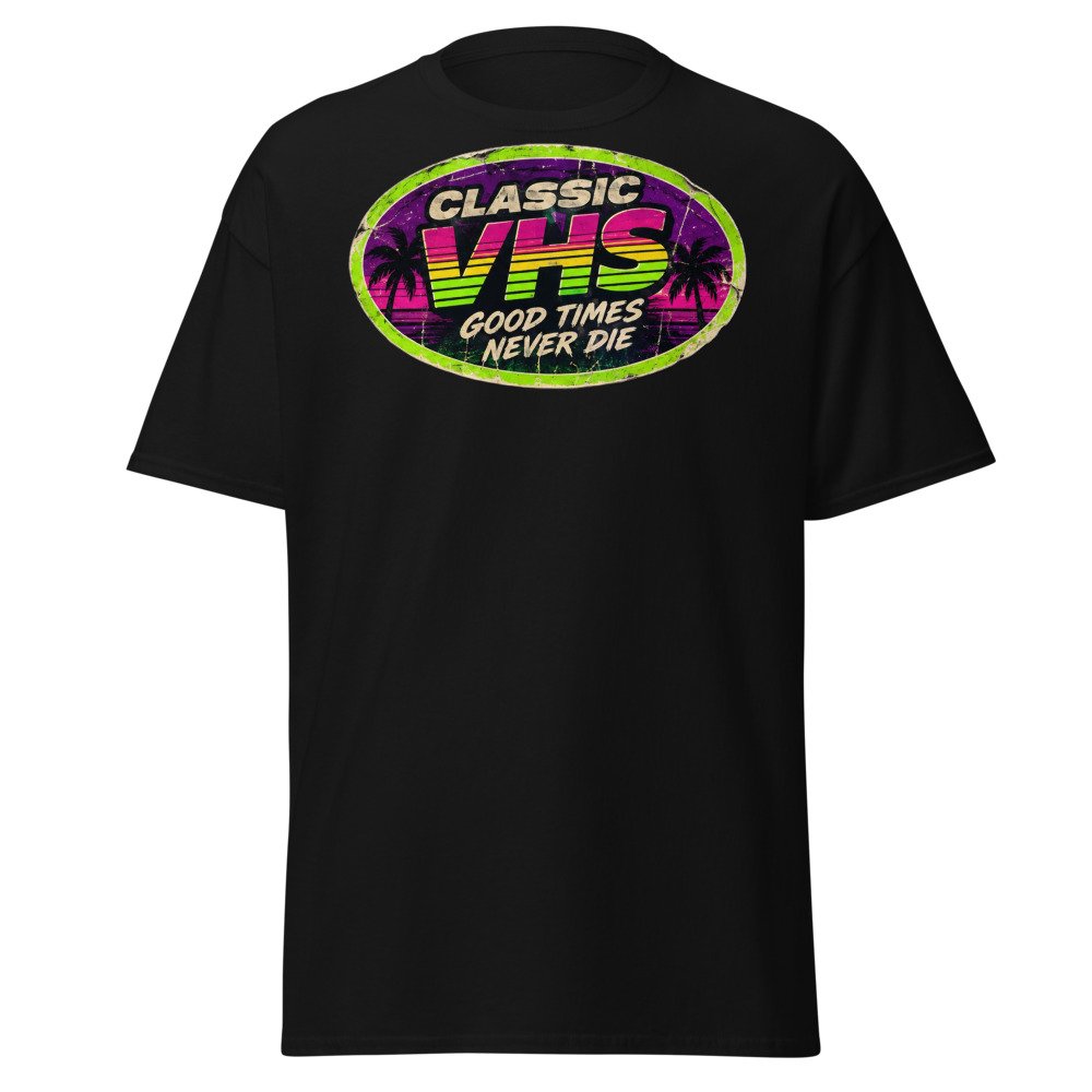 Classic VHS Unisex classic tee by Rare Plus Apparel