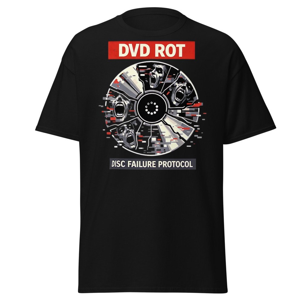 DVD ROT: Disc Failure Protocol Unisex classic tee by Rare Plus Apparel