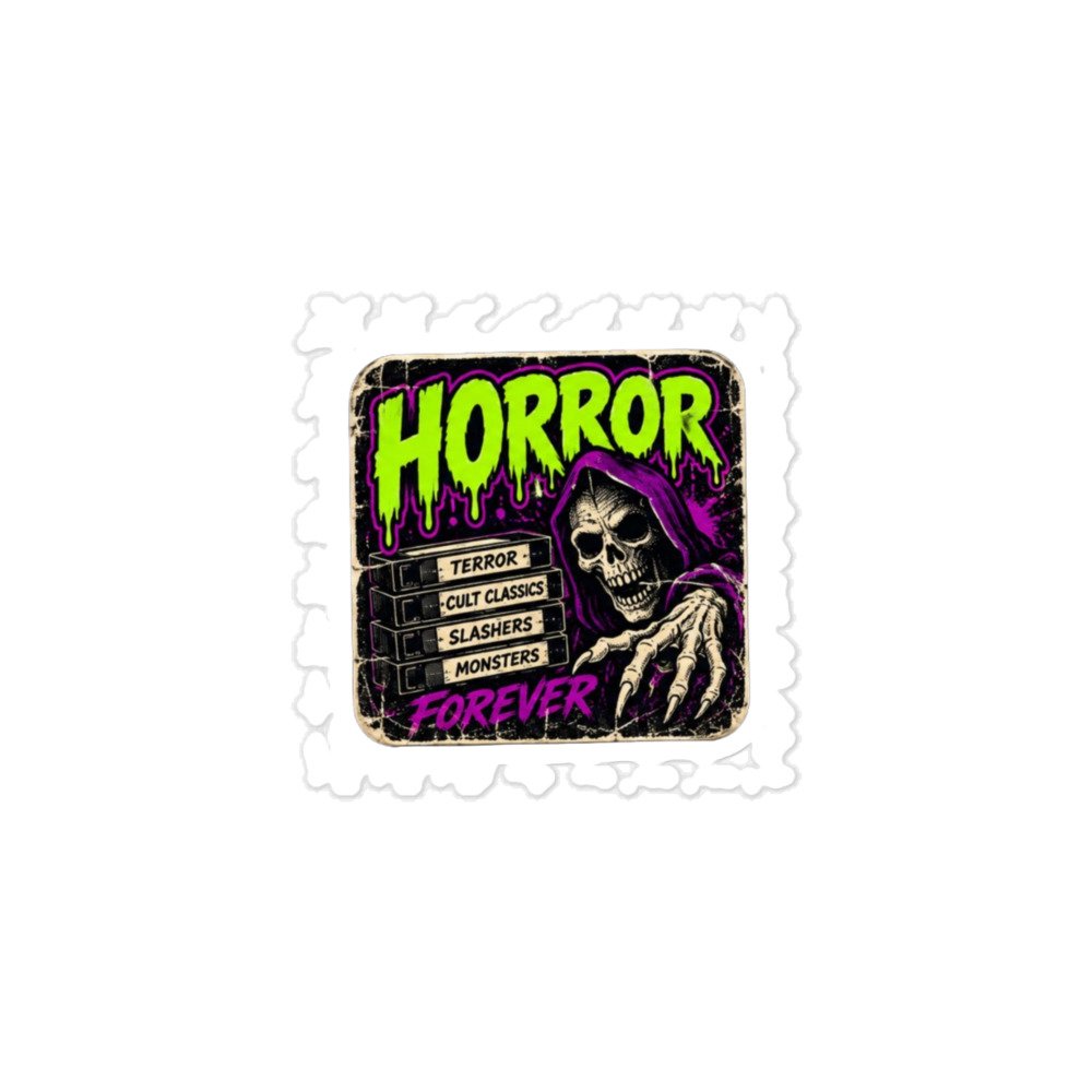 Horror Forever Bubble-free stickers by Rare Plus Apparel