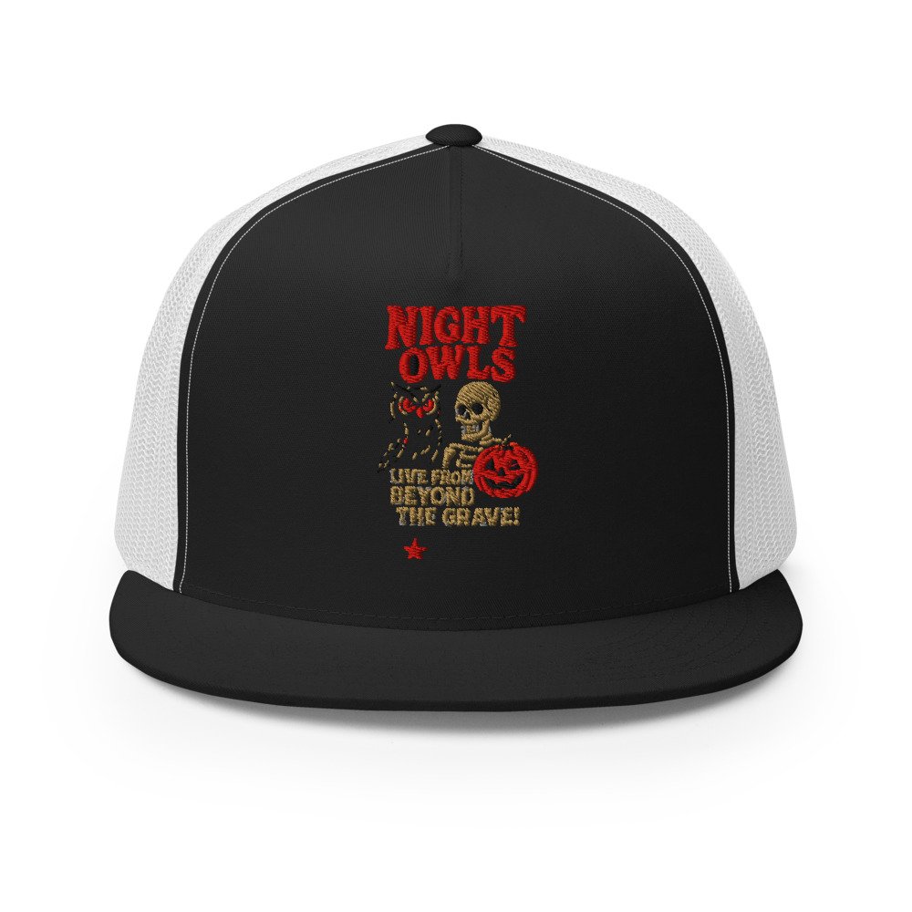 Night Owls Trucker Cap by Rare Plus Apparel