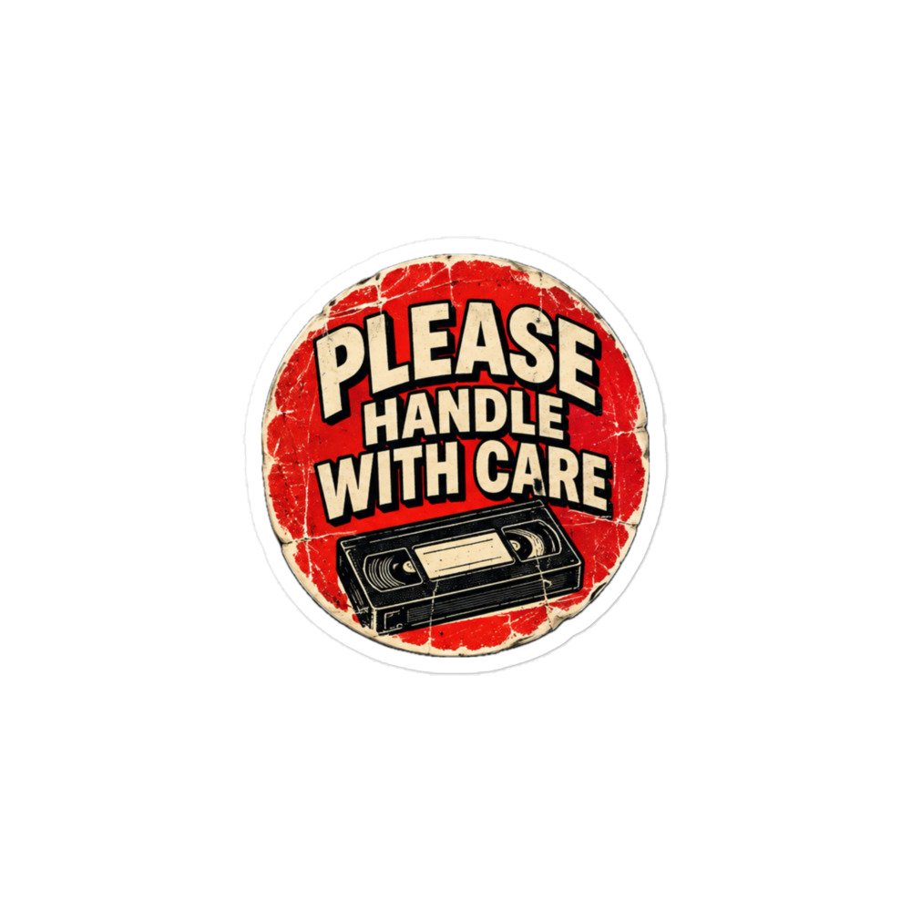 Please Handle With Care Bubble-free stickers by Rare Plus Apparel
