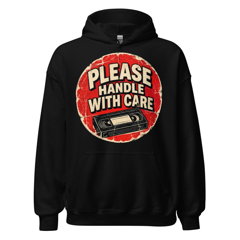 Please Handle With Care Unisex Hoodie by Rare Plus Apparel