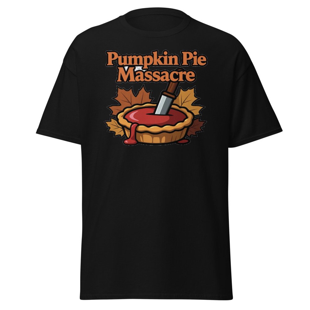 Pumpkin Pie Massacre Unisex classic tee by Rare Plus Apparel