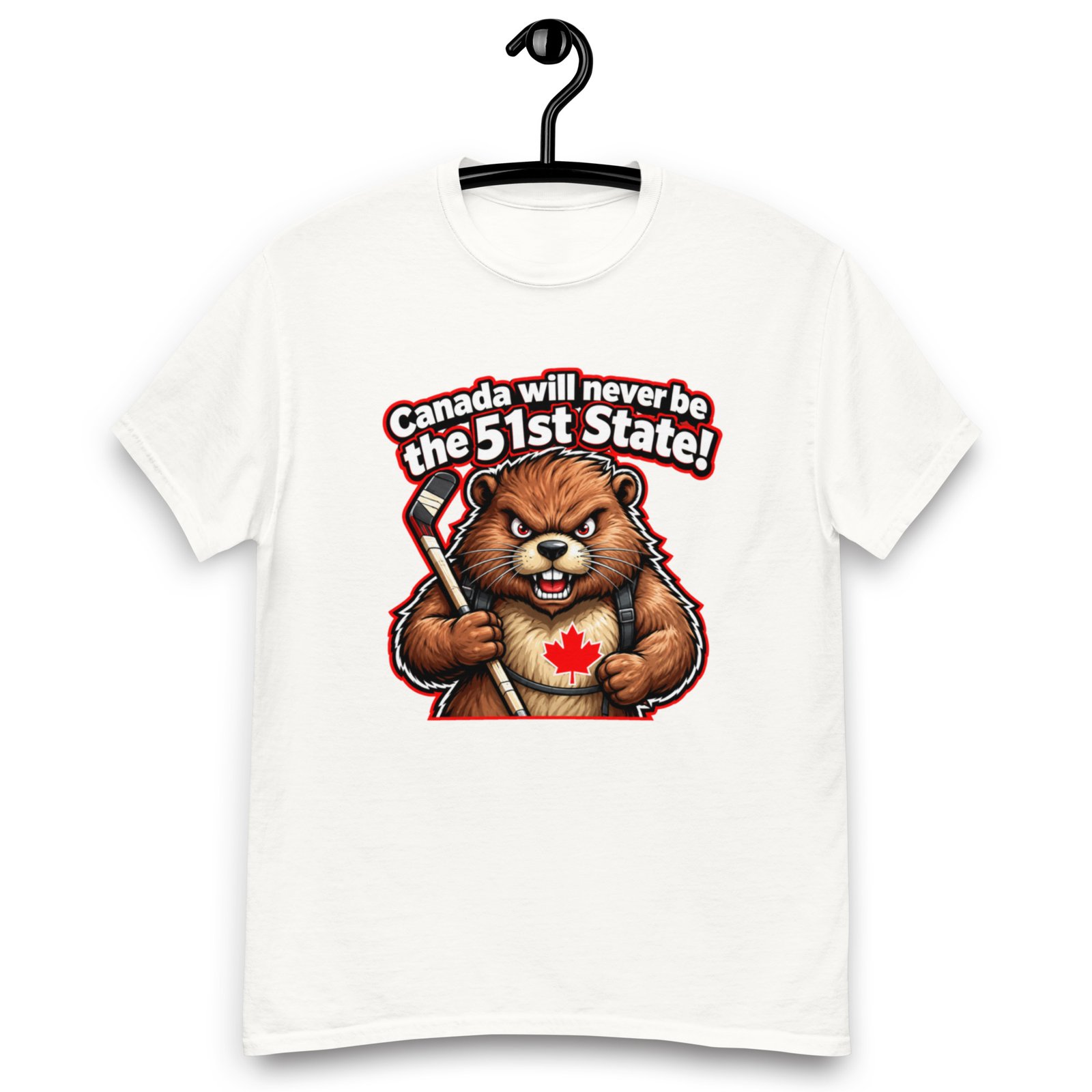 Unisex Classic Tee White Front 6Adcebf69418C