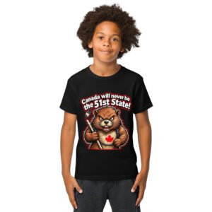 Youth Sports Tee Black Front 6Adcea29Cc69A